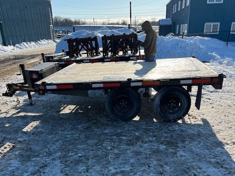 Cargo, Utility Trailers  2026 Miska 10' Tandem Axle Flatbed Trailer Photo